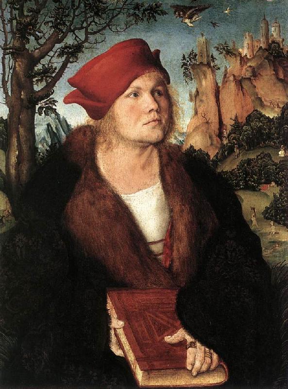 CRANACH, Lucas the Elder Portrait of Dr. Johannes Cuspinian ff china oil painting image